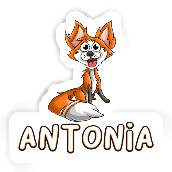 Fox Sticker Antonia Laptop Image