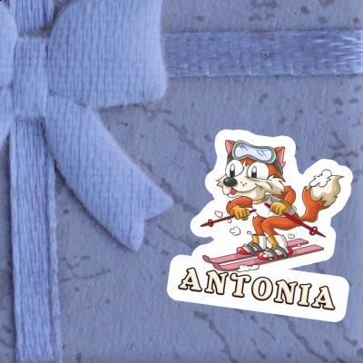 Skier Sticker Antonia Notebook Image