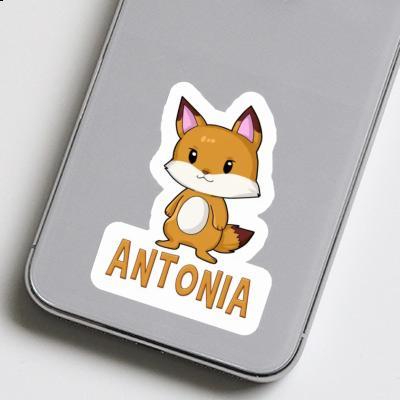 Renard Autocollant Antonia Notebook Image