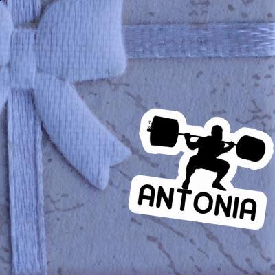 Weightlifter Sticker Antonia Laptop Image