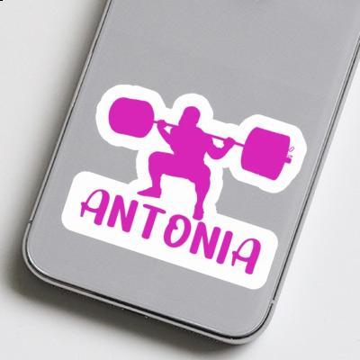 Weightlifter Sticker Antonia Notebook Image