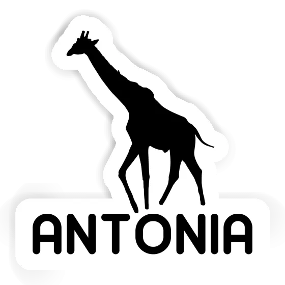 Autocollant Girafe Antonia Notebook Image