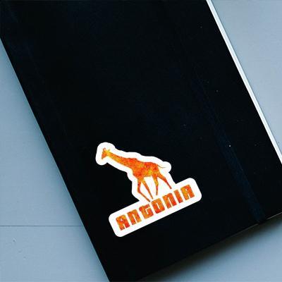 Sticker Giraffe Antonia Notebook Image