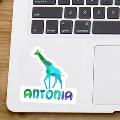 Giraffe Sticker Antonia Laptop Image