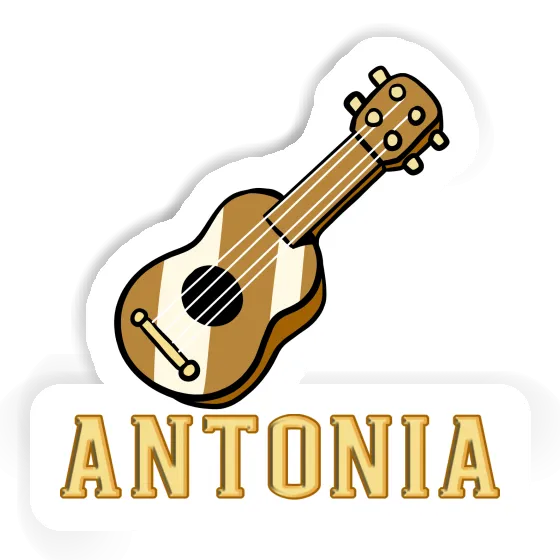 Autocollant Antonia Guitare Laptop Image