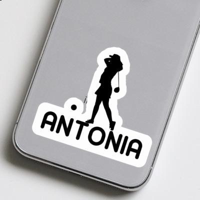 Antonia Sticker Golferin Image