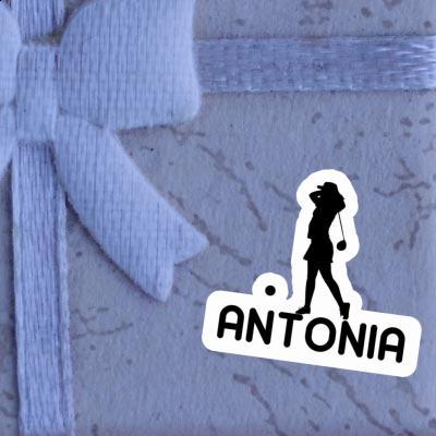 Sticker Golfer Antonia Notebook Image