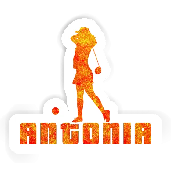 Antonia Sticker Golfer Gift package Image