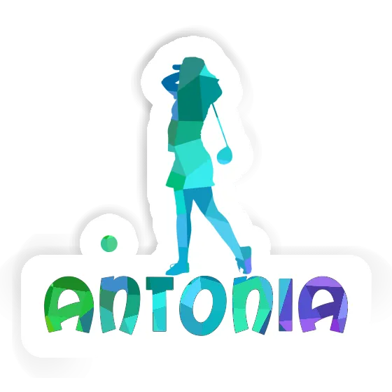 Sticker Golferin Antonia Notebook Image