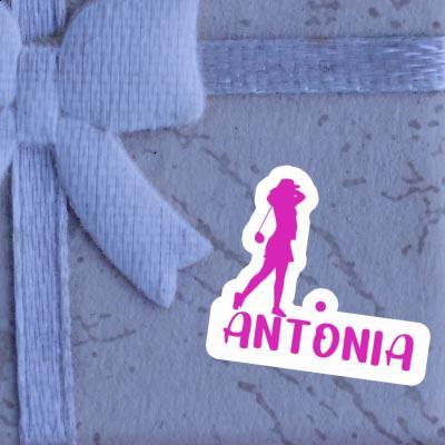 Antonia Aufkleber Golferin Gift package Image