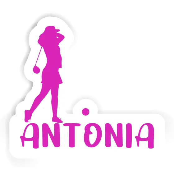 Golfeuse Autocollant Antonia Notebook Image