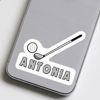 Sticker Antonia Golf Club Notebook Image