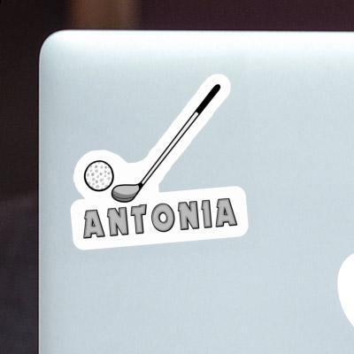 Sticker Antonia Golf Club Laptop Image