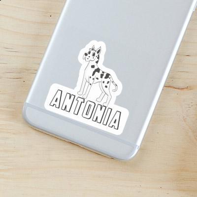 Sticker Antonia Great Dane Notebook Image