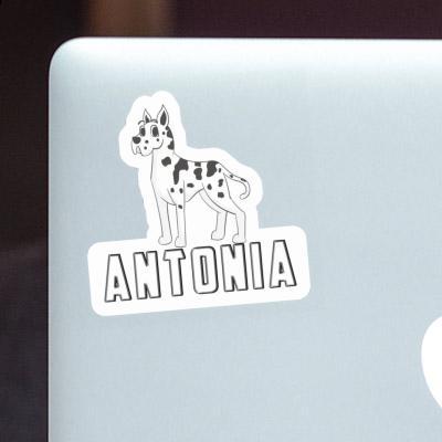 Sticker Antonia Great Dane Gift package Image