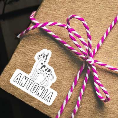 Sticker Antonia Great Dane Notebook Image