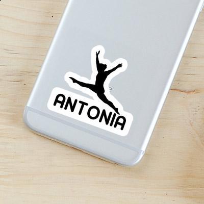 Antonia Sticker Gymnast Notebook Image