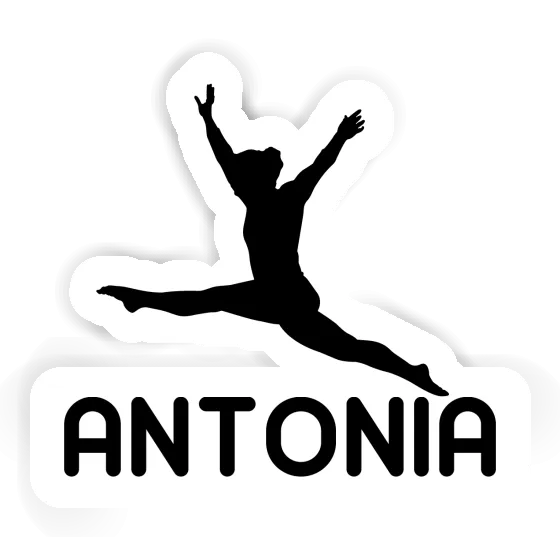 Antonia Sticker Gymnast Notebook Image