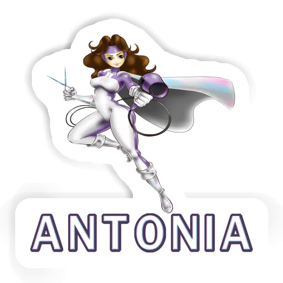 Sticker Hairdresser Antonia Notebook Image