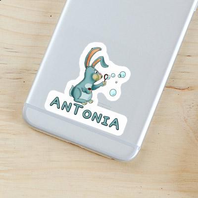 Sticker Antonia Soap Bubbles Rabbit Image