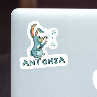 Sticker Antonia Soap Bubbles Rabbit Notebook Image