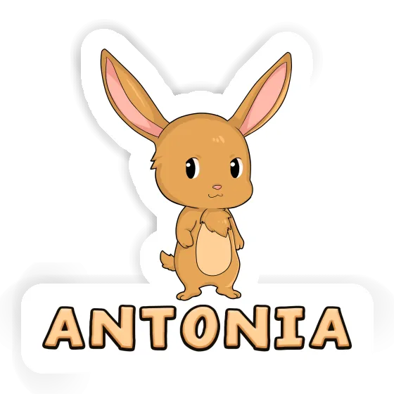 Antonia Sticker Easter Bunny Image