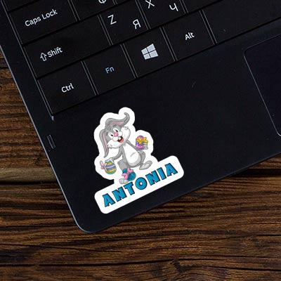 Easter Bunny Sticker Antonia Laptop Image