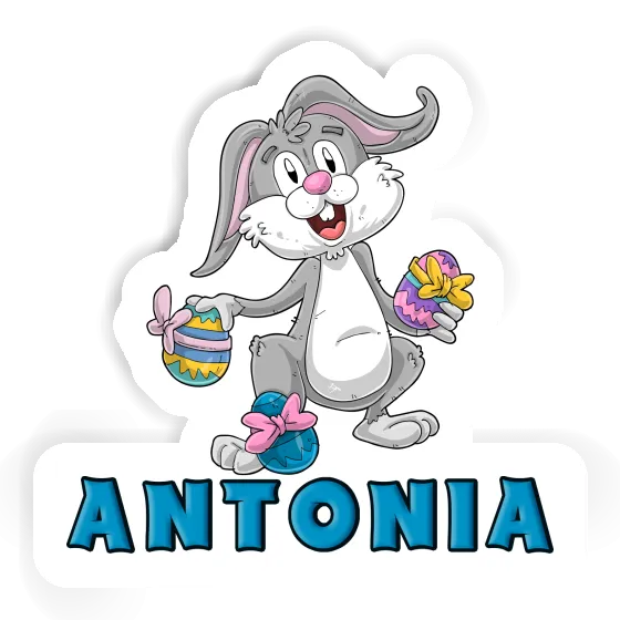 Easter Bunny Sticker Antonia Laptop Image