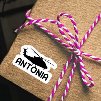 Sticker Antonia Helicopter Image