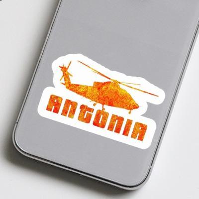 Helicopter Sticker Antonia Laptop Image