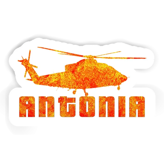 Helicopter Sticker Antonia Notebook Image