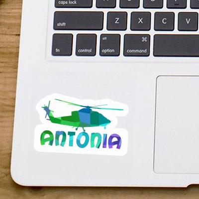 Antonia Sticker Helicopter Notebook Image