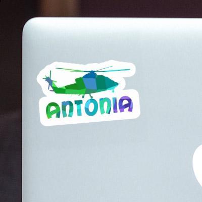 Antonia Sticker Helicopter Image