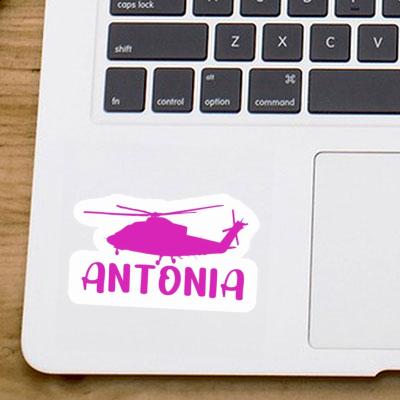 Helicopter Sticker Antonia Notebook Image