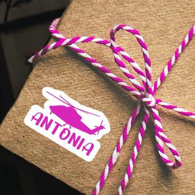 Helicopter Sticker Antonia Notebook Image