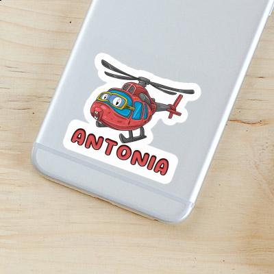 Antonia Sticker Helicopter Image