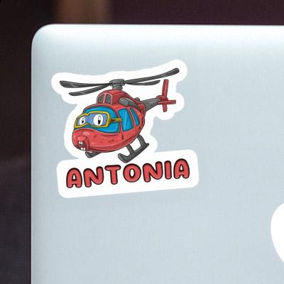 Antonia Sticker Helicopter Notebook Image