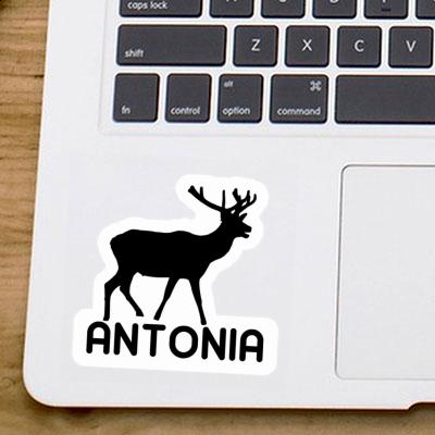 Antonia Autocollant Cerf Laptop Image