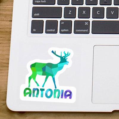 Autocollant Cerf Antonia Notebook Image