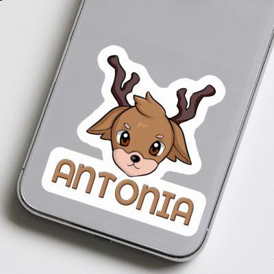 Deerhead Sticker Antonia Notebook Image