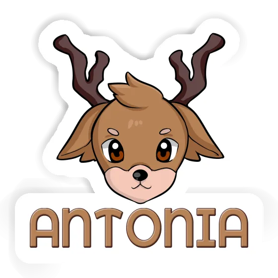 Deerhead Sticker Antonia Image