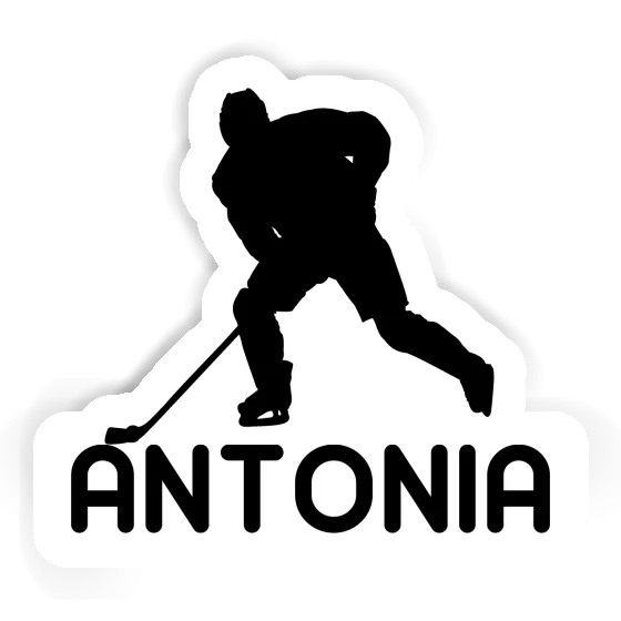 Joueur de hockey Autocollant Antonia Image