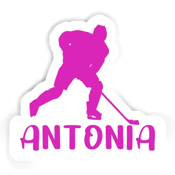 Hockey Player Sticker Antonia Image