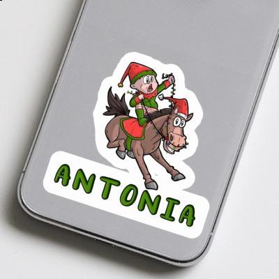 Antonia Sticker Rider Image