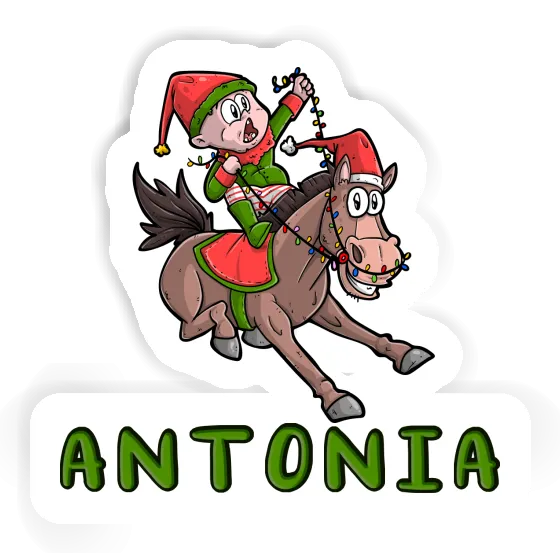 Antonia Sticker Rider Notebook Image