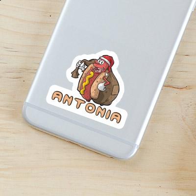 Sticker Antonia Hot Dog Image