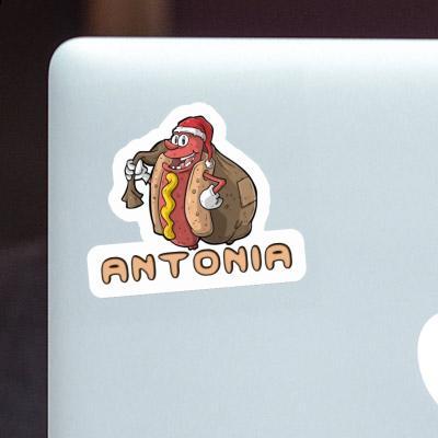 Sticker Antonia Hot Dog Laptop Image