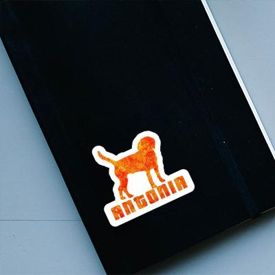 Sticker Dog Antonia Notebook Image