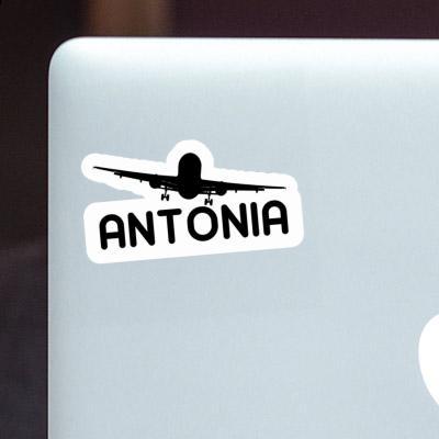 Antonia Aufkleber Flugzeug Laptop Image