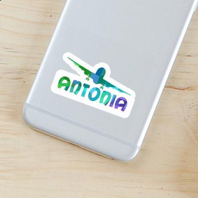 Antonia Sticker Airplane Notebook Image